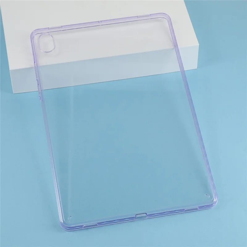For Samsung Galaxy Tab S11 Case Flexible TPU + Acrylic Tablet Shockproof Protective Cover - Purple