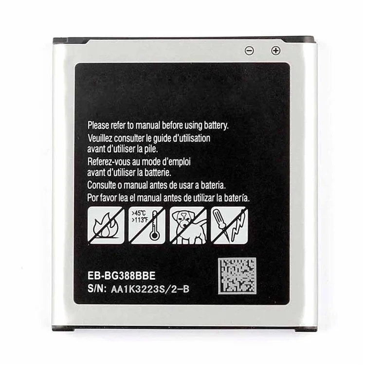 3,85v 2200mAh Bateria de Telefone Para Samsung Galaxy Xcover 3 SM-G388F, Bateria EB-BG388BBE Parte de Substituição (sem Logotipo)