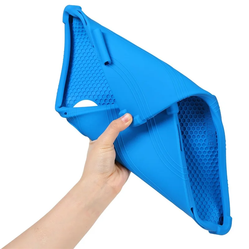 Étui pour TCL NxtPaper 14 avec support réglable, housse de protection en silicone pour tablette - Bleu foncé