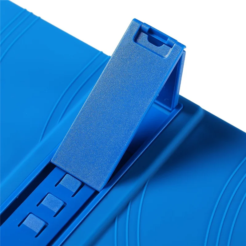 Étui pour TCL NxtPaper 14 avec support réglable, housse de protection en silicone pour tablette - Bleu foncé