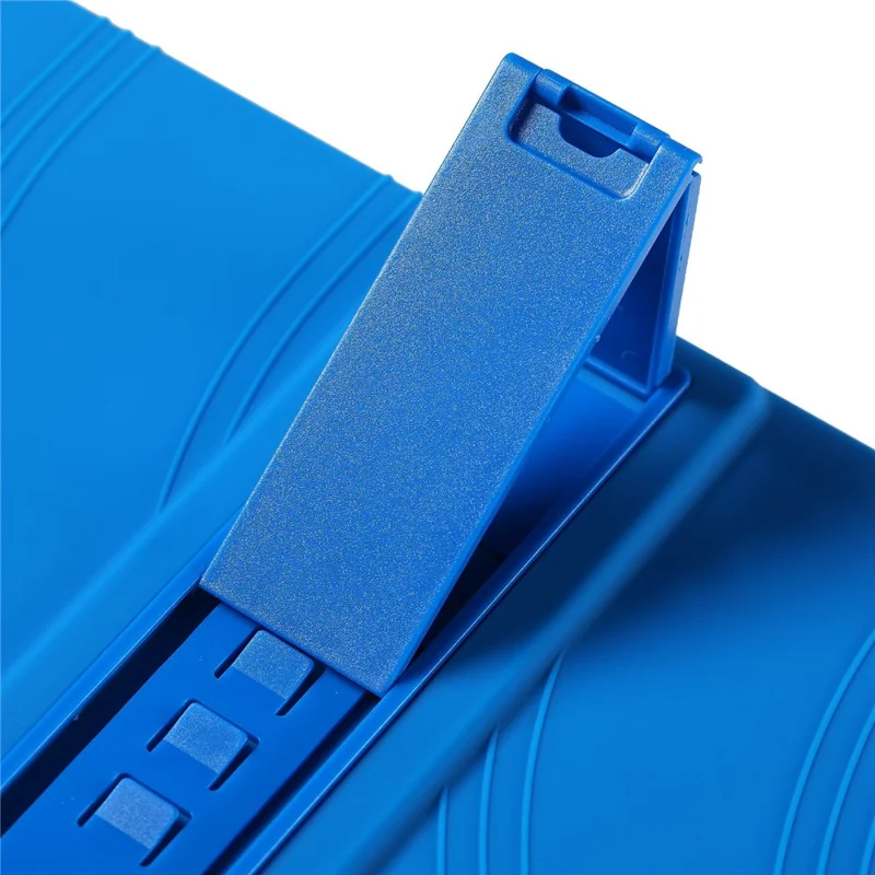 Étui pour TCL NxtPaper 14 avec support réglable, housse de protection en silicone pour tablette - Bleu foncé