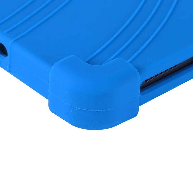 For Winsing T30W Case Adjustable Kickstand Silicone Tablet Protective Cover - Dark Blue