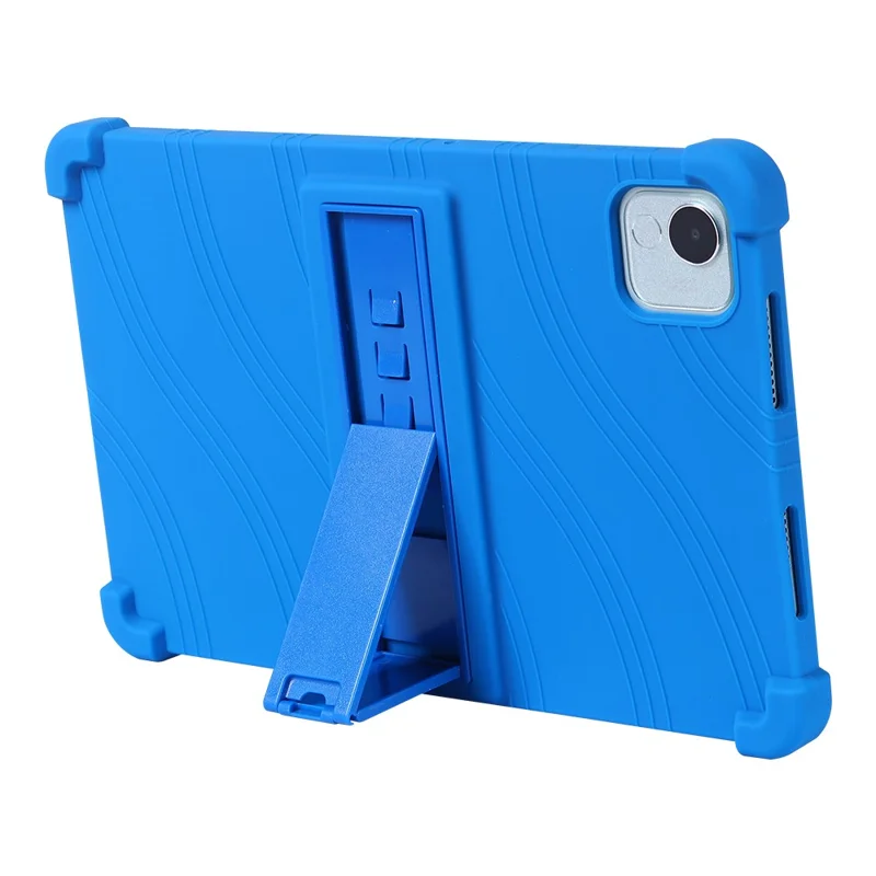 For Honor Pad X10 Pro Case Adjustable Kickstand Silicone Tablet Protective Cover - Dark Blue
