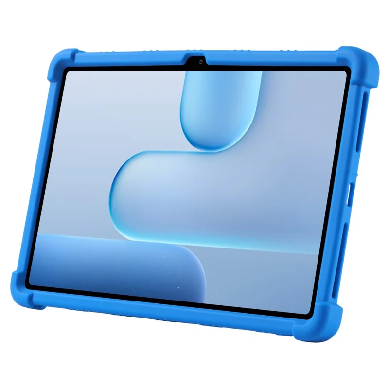 For Honor Pad 10 Pro Case Adjustable Kickstand Silicone Tablet Protective Cover - Dark Blue