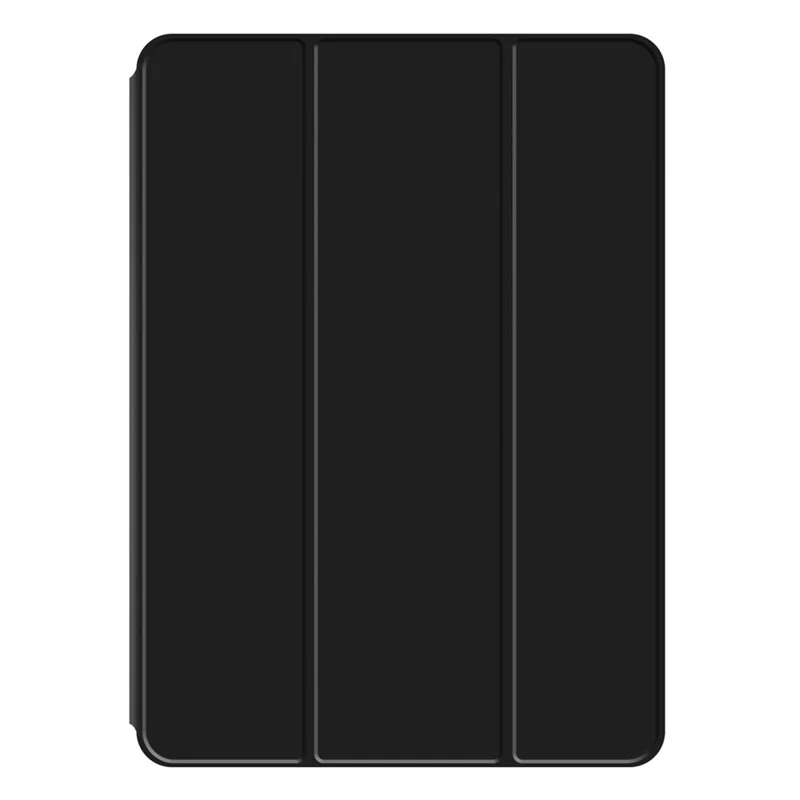 For Oppo Pad Air5 Case PU Leather TPU Back Trifold Stand Tablet Cover - Black