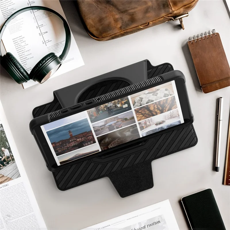 For Samsung Galaxy Tab A11 / A9 Tablet Case Detachable PC + TPU + PU Leather Flip Cover - Pink