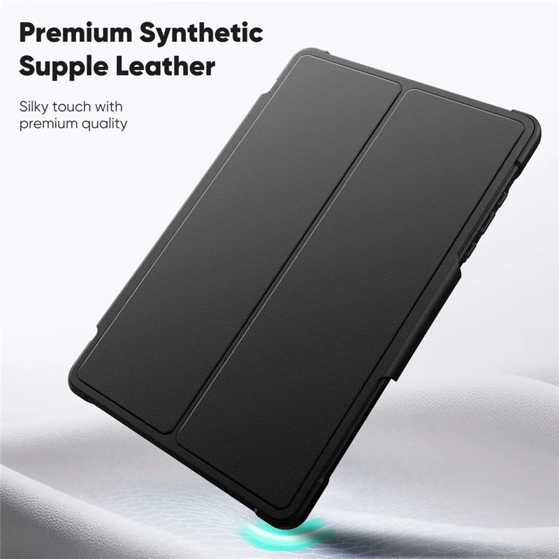 For Samsung Galaxy Tab A11+ / A9+ Tablet Case Detachable PC + TPU + PU Leather Flip Cover - Pink