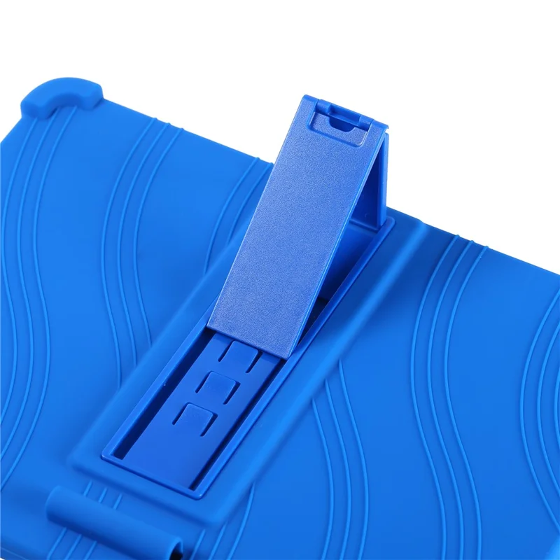 Tablet Case For Oppo Pad Air5  /  OnePlus Pad Go 2 Adjustable Kickstand Silicone Tablet Protective Cover - Dark Blue