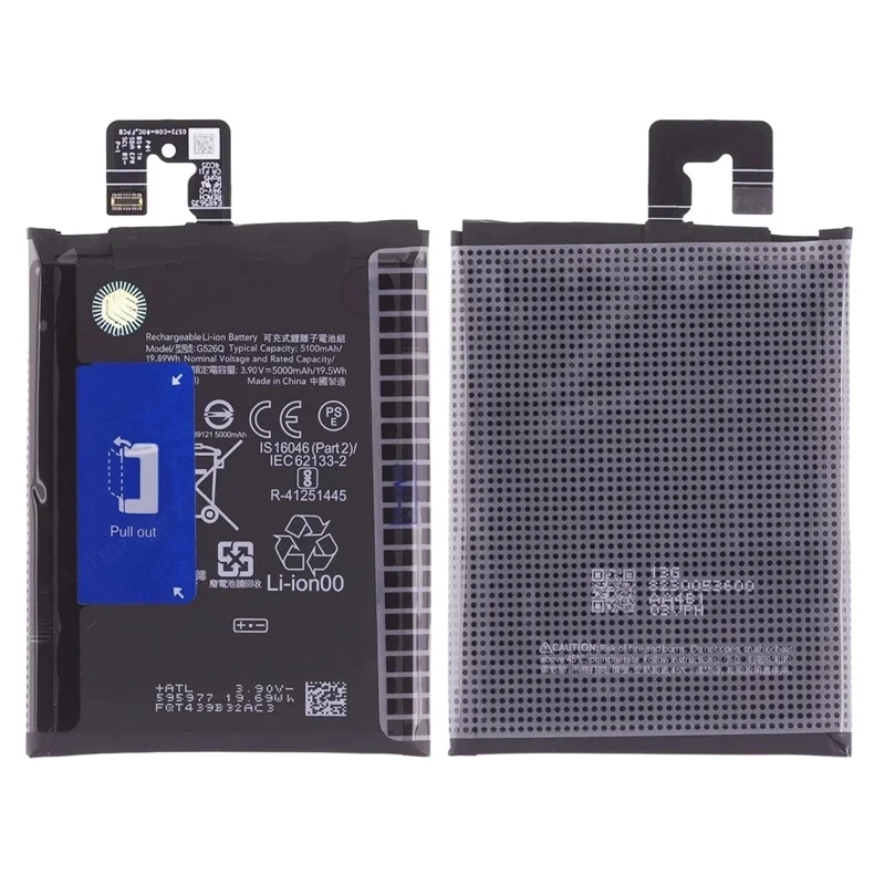 For Google Pixel 9a 3,85 V 5000 mAh Li-Polymer Batteriudstyr (uden logo) (kode: G526Q)