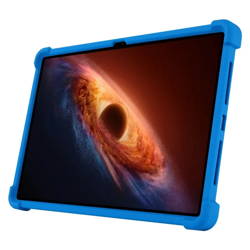 Hülle für Honor MagicPad 4 Verstellbarer Ständer Silikon Tablettasche Schutzhülle – Dunkelblau