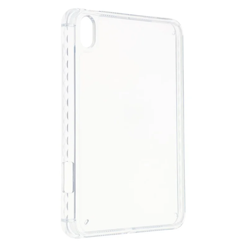 Tablet-Hülle für iPad mini 2024 / 2021, transparente Crystal-Cover mit Stiftschlitz, stoßfester TPC + PC-Schale – Transparent