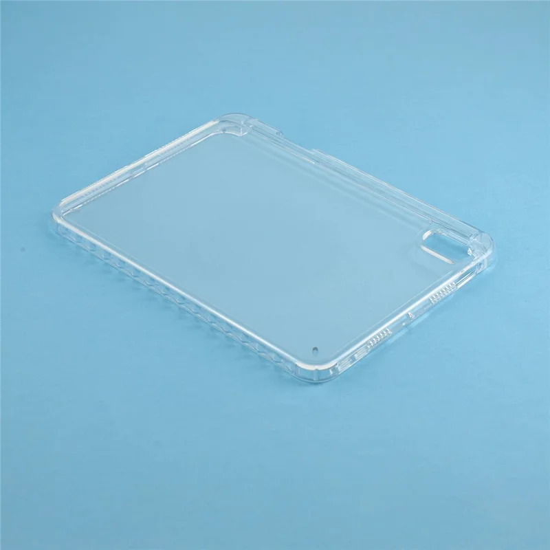 Tablet-Hülle für iPad mini 2024 / 2021, transparente Crystal-Cover mit Stiftschlitz, stoßfester TPC + PC-Schale – Transparent