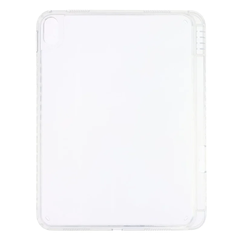 Tablet Case for iPad (2025)  /  10.9 (2022) Clear Crystal Cover with Pencil Slot Shockproof TPC + PC Shell - Transparent