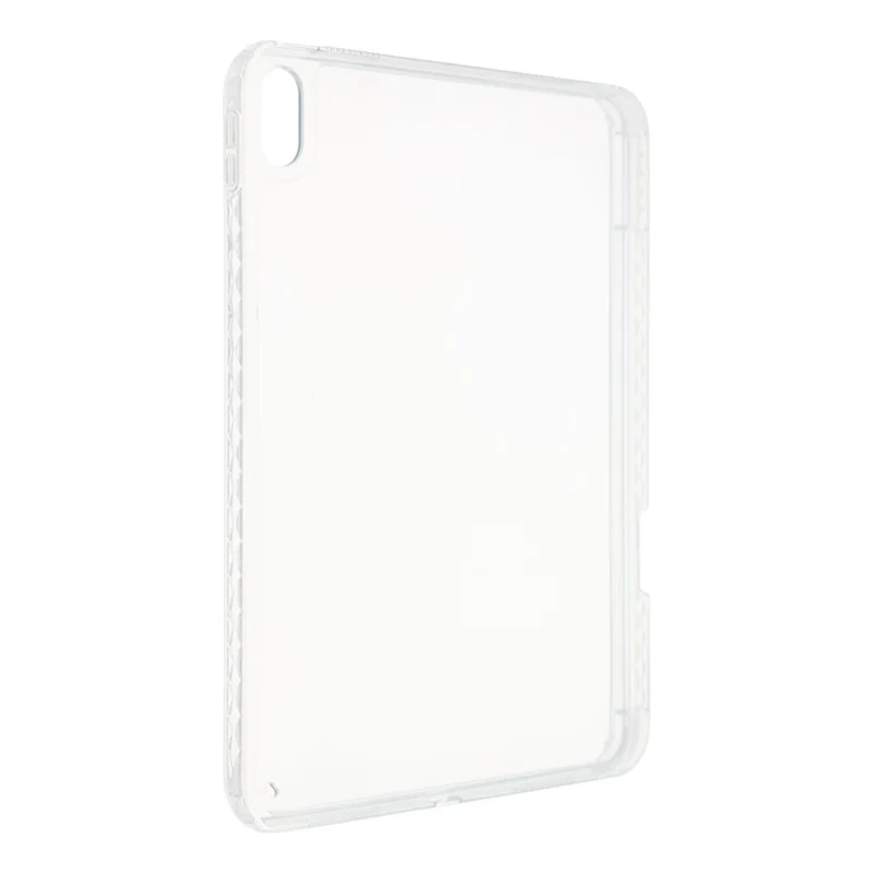 Tablet Case for iPad (2025)  /  10.9 (2022) Clear Crystal Cover with Pencil Slot Shockproof TPC + PC Shell - Transparent