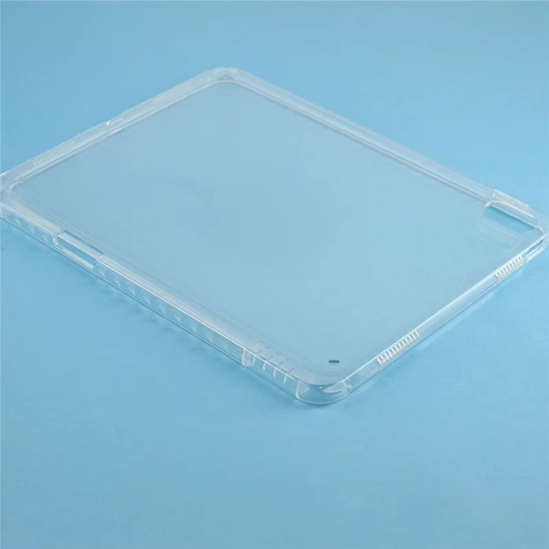 Tablet Case for iPad (2025)  /  10.9 (2022) Clear Crystal Cover with Pencil Slot Shockproof TPC + PC Shell - Transparent