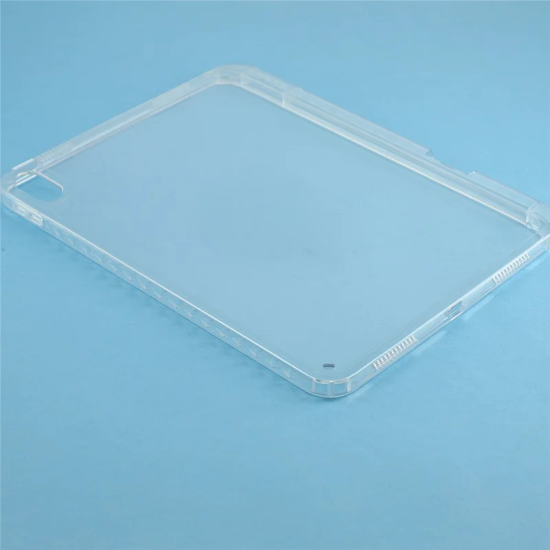 Tablet Case for iPad (2025)  /  10.9 (2022) Clear Crystal Cover with Pencil Slot Shockproof TPC + PC Shell - Transparent