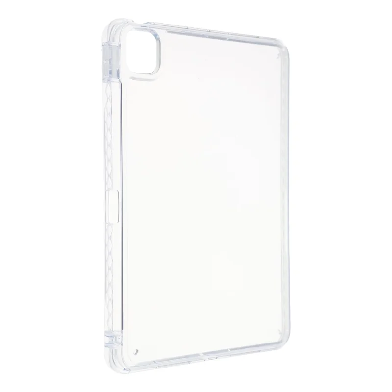 Tablet Case for iPad Pro 11 (2025)  /  (2024) Clear Crystal Cover with Pencil Slot Shockproof TPC + PC Shell - Transparent