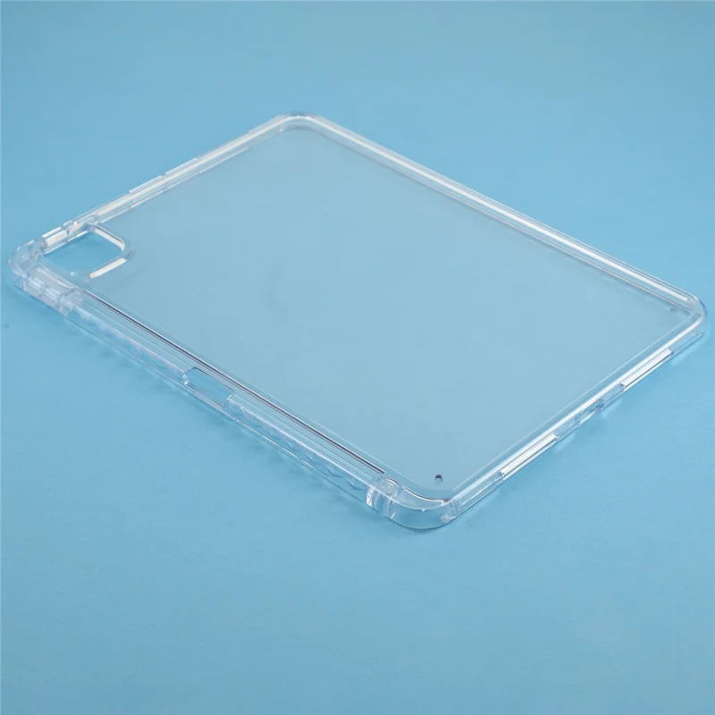 Tablet Case for iPad Pro 11 (2025)  /  (2024) Clear Crystal Cover with Pencil Slot Shockproof TPC + PC Shell - Transparent