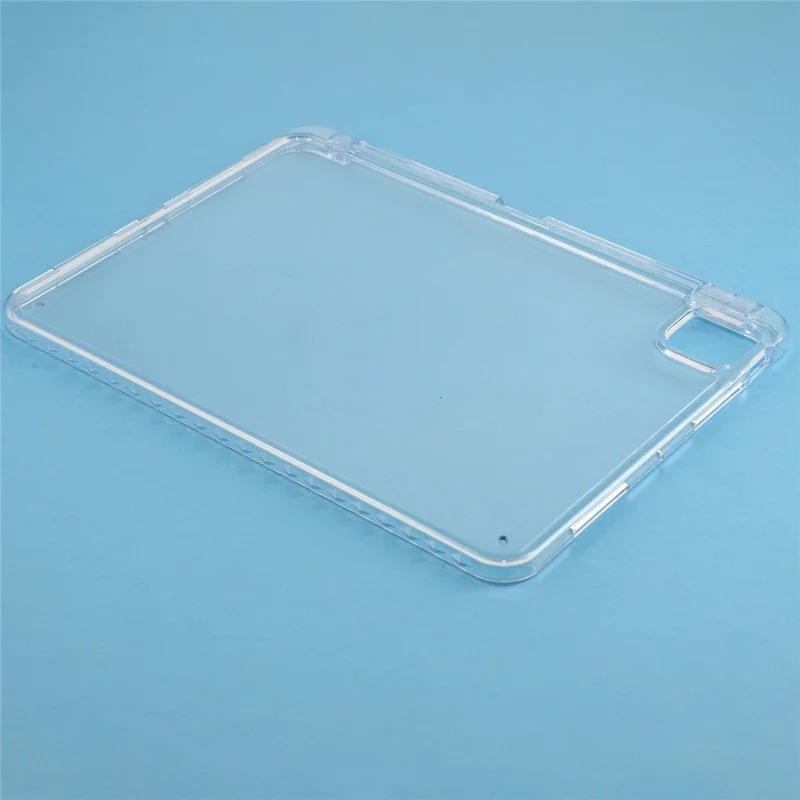 Tablet Case for iPad Pro 11 (2025)  /  (2024) Clear Crystal Cover with Pencil Slot Shockproof TPC + PC Shell - Transparent