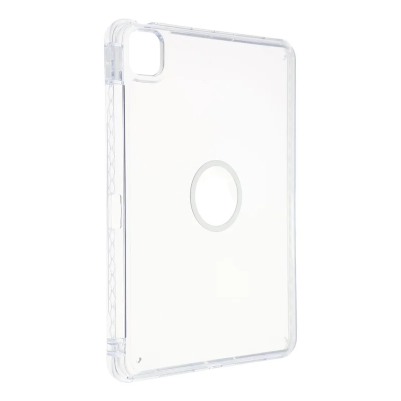 Tablet Case for iPad Pro 11 (2025)  /  (2024) Transparent Magnetic Cover with Pencil Slot Shockproof TPC + PC Shell - Transparent