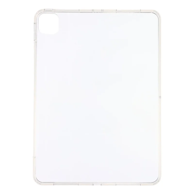Tablet Case for iPad Pro 11 (2025)  /  (2024) Matte Transparent Back Panel TPU + PC Cover - Transparent