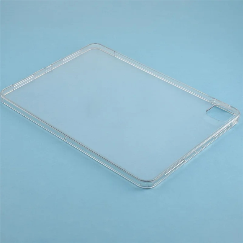 Tablet Case for iPad Pro 11 (2022)  /  (2021)  /  (2020)  /  Pro 11-inch (2018) Matte Transparent Back Panel TPU + PC Cover - Transparent
