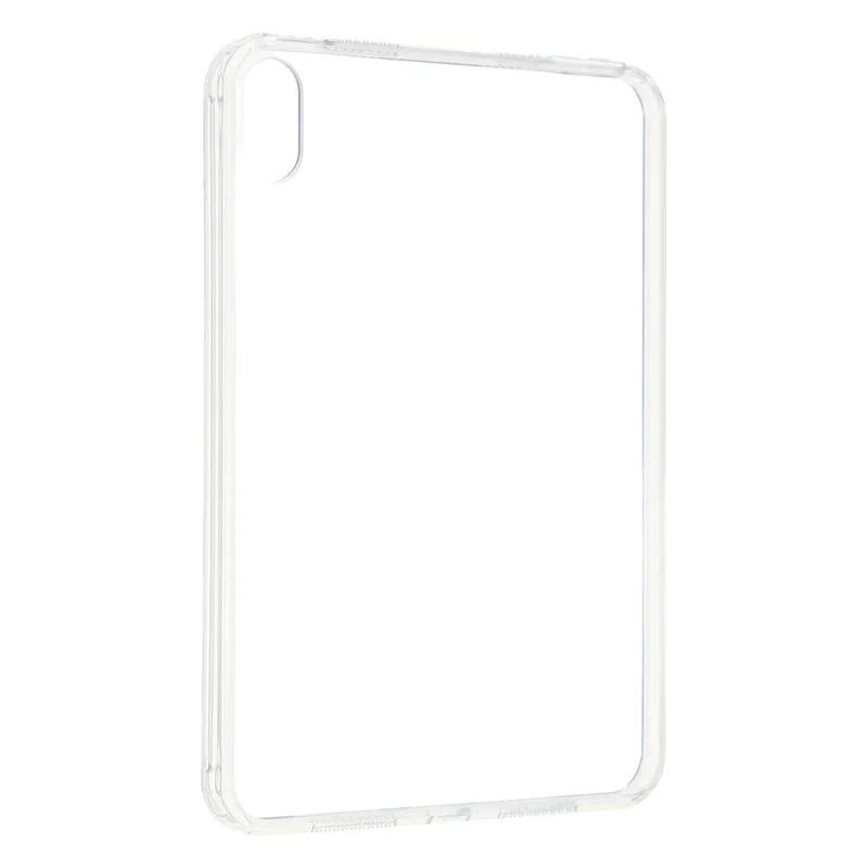 Tablet Case for iPad mini (2024)  /  (2021) Matte Transparent Back Panel TPU + PC Cover - Transparent