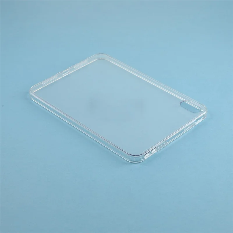 Tablet Case for iPad mini (2024)  /  (2021) Matte Transparent Back Panel TPU + PC Cover - Transparent