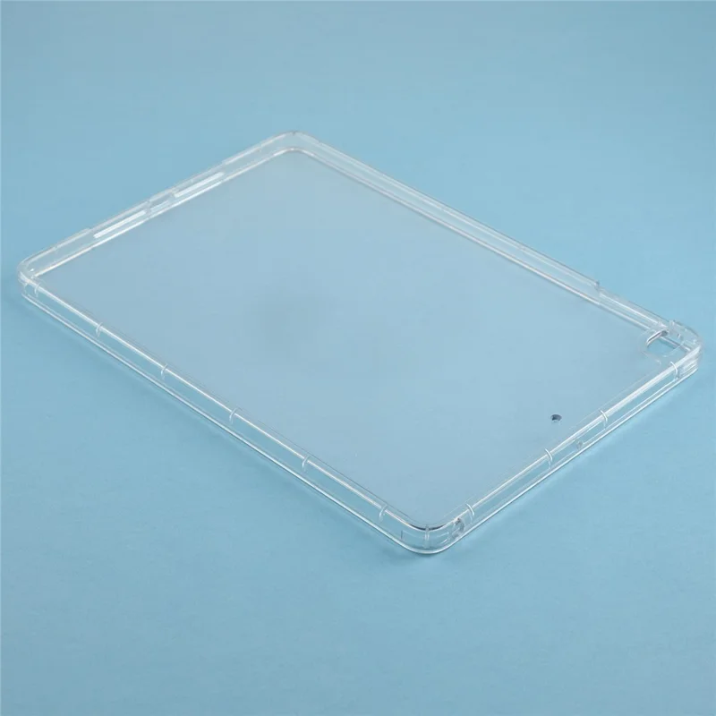 Tablet Case for iPad 10.2 (2021)  /  (2020)  /  (2019) Matte Transparent Back Panel TPU + PC Cover - Transparent