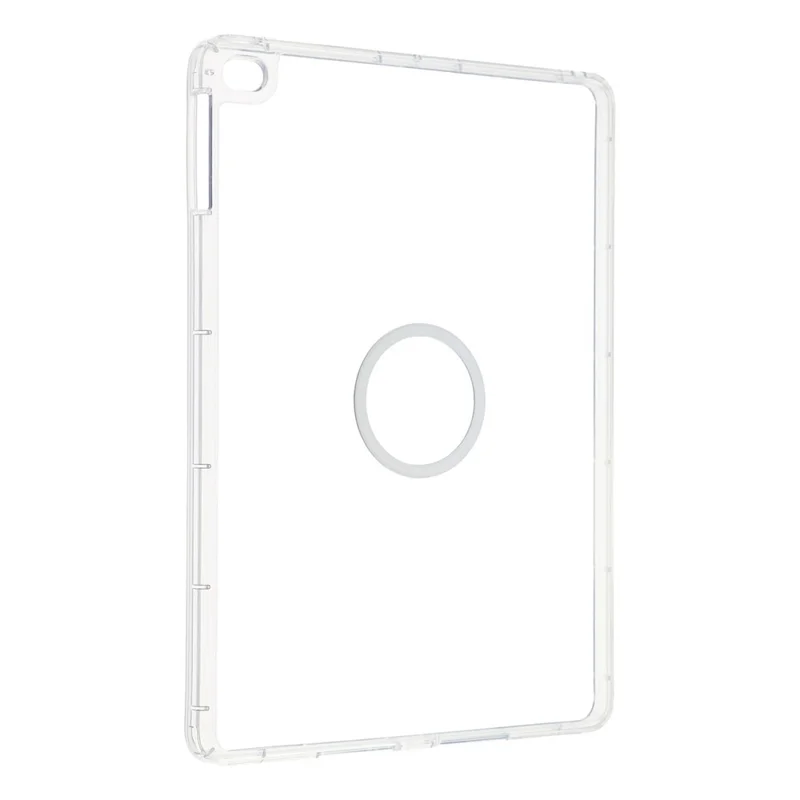 Tablet Case for iPad 10.2 (2021)  /  (2020)  /  (2019) Matte Transparent Magnetic Back Panel TPU + PC Cover - Transparent