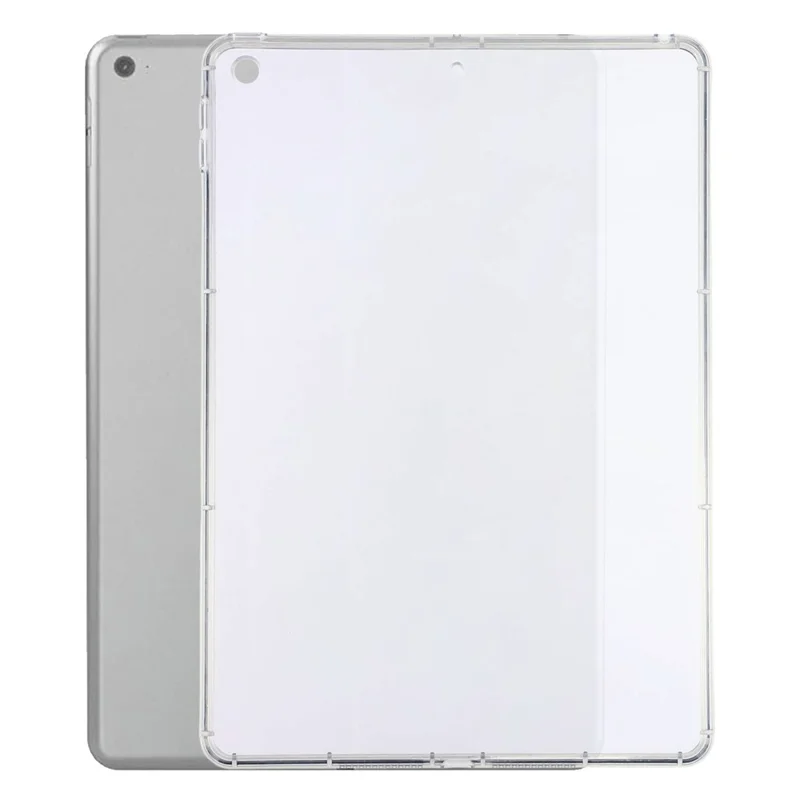 Tablet Case for iPad 9.7-inch (2018)  /  (2017)  / Pro 9.7 inch (2016)  /  Air 2 Matte Transparent Back Panel TPU + PC Cover - Transparent