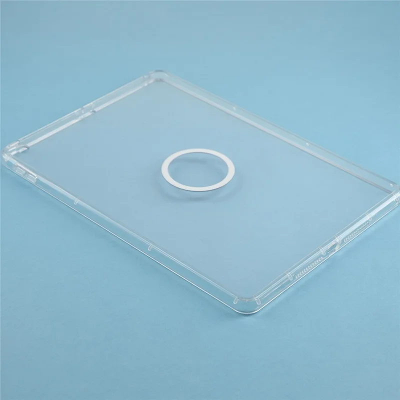 Tablet Case for iPad 9.7-inch (2018)  /  (2017)  / Pro 9.7 inch (2016)  /  Air 2 Matte Transparent Magnetic Back Panel TPU + PC Cover - Transparent