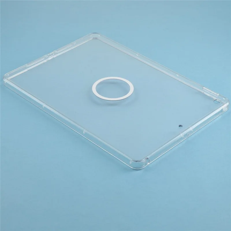 Tablet Case for iPad 9.7-inch (2018)  /  (2017)  / Pro 9.7 inch (2016)  /  Air 2 Matte Transparent Magnetic Back Panel TPU + PC Cover - Transparent