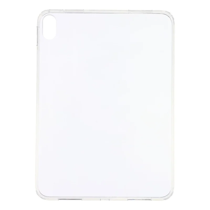 Tablet Case for iPad (2025)  /  10.9 (2022) Matte Transparent Back Panel TPU + PC Cover - Transparent