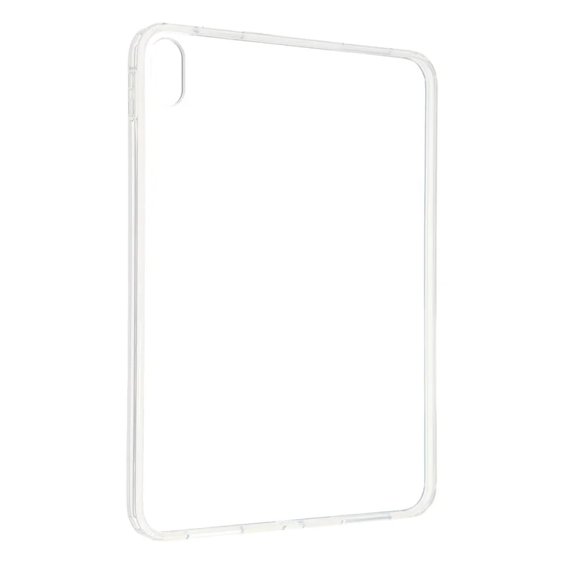 Tablet Case for iPad (2025)  /  10.9 (2022) Matte Transparent Back Panel TPU + PC Cover - Transparent