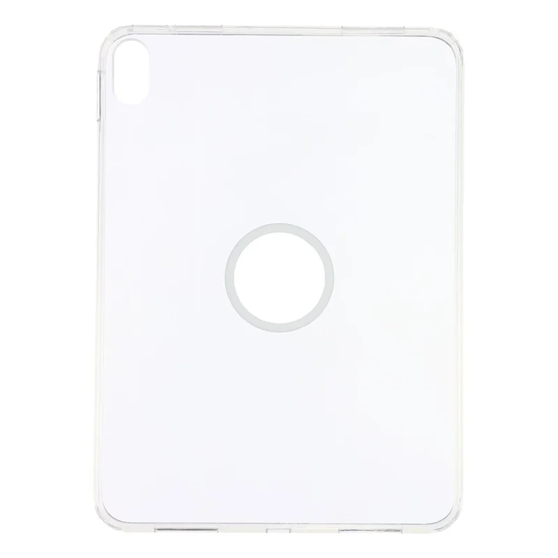 Tablet Case for iPad (2025)  /  10.9 (2022) Matte Transparent Magnetic Back Panel TPU + PC Cover - Transparent