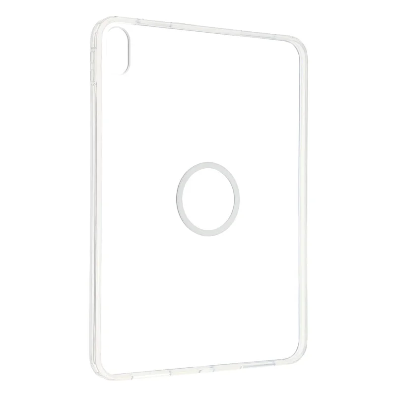 Tablet Case for iPad (2025)  /  10.9 (2022) Matte Transparent Magnetic Back Panel TPU + PC Cover - Transparent