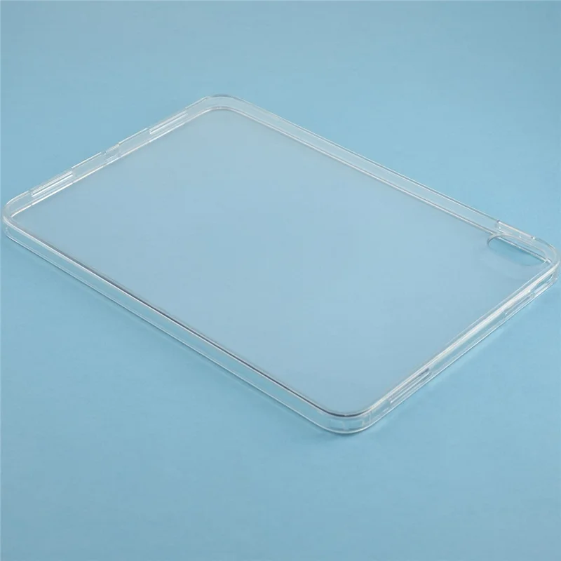 Tablet Case for iPad Air 11 (2026)  /  (2025)  /  (2024)  /  Air (2022)  /  Air (2020) Matte Transparent Back Panel TPU + PC Cover - Transparent