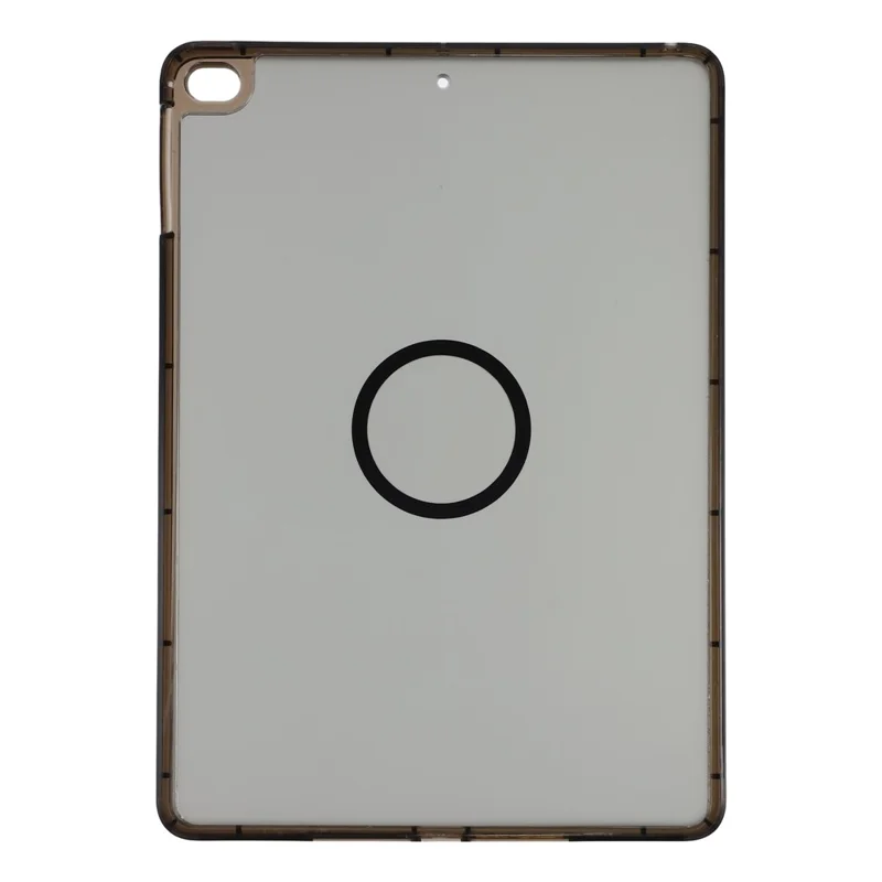Magnetic Case for iPad 10.2 (2021) / (2020) / (2019) Skin-touch PC + TPU Anti-drop Cover - Transparent Black