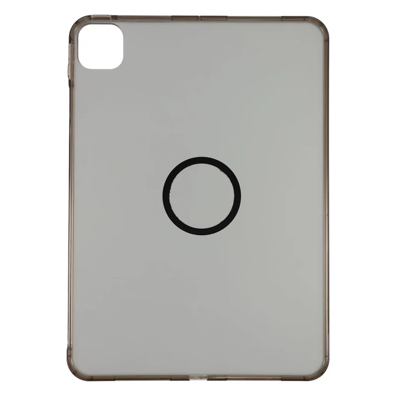 For iPad Pro 11 (2025) / (2024) Magnetic Case Skin-touch PC + TPU Anti-drop Cover - Transparent Black