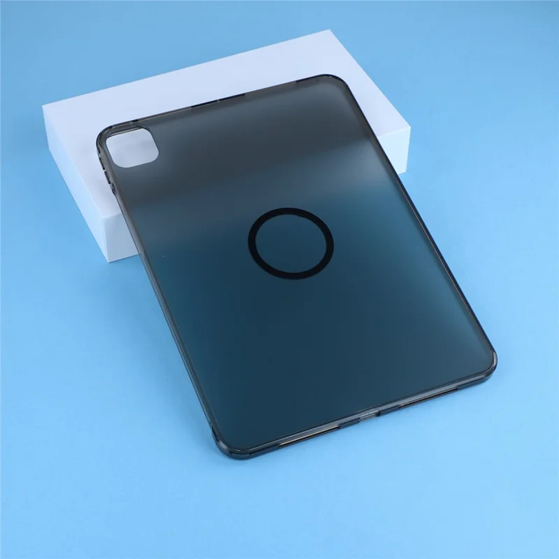 For iPad Pro 11 (2025) / (2024) Magnetic Case Skin-touch PC + TPU Anti-drop Cover - Transparent Black