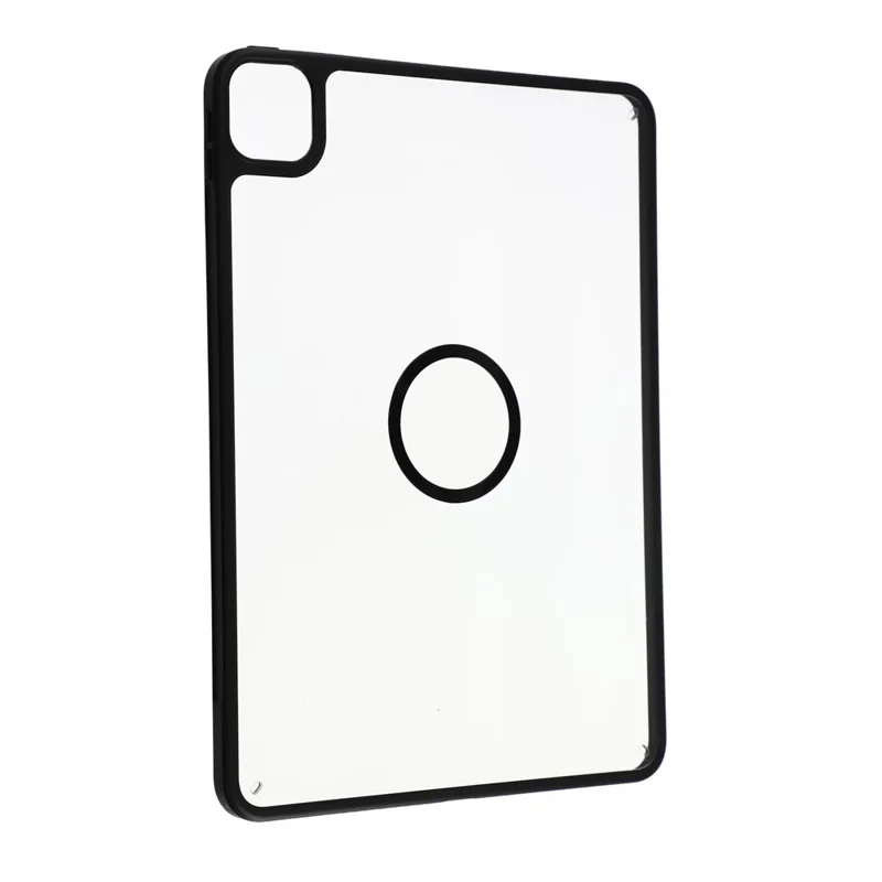 Magnetic Case for iPad Pro 11 (2022)  /  (2021)  /  (2020)  /  Pro 11-inch (2018) Solid Color Frame Matte Transparent Back Panel  TPU + PC Cover - Transparent