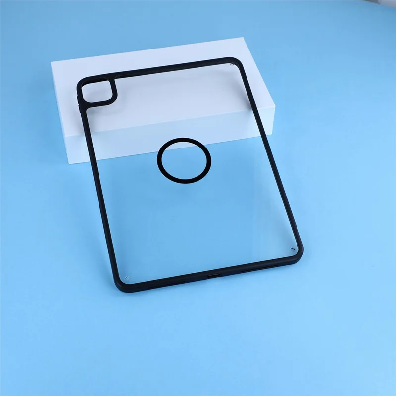 Magnetic Case for iPad Pro 11 (2022)  /  (2021)  /  (2020)  /  Pro 11-inch (2018) Solid Color Frame Matte Transparent Back Panel  TPU + PC Cover - Transparent