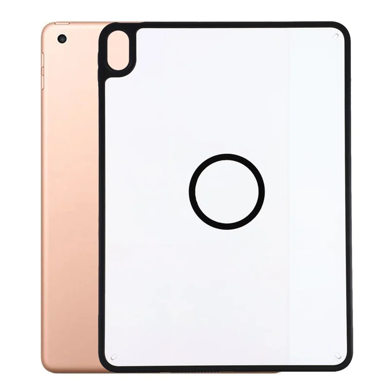 Magnetic Case for iPad Air 11 (2026)  /  (2025)  /  (2024)  /  Air (2022)  /  (2020) Solid Color Frame Matte Transparent Back Panel  TPU + PC Cover - Transparent