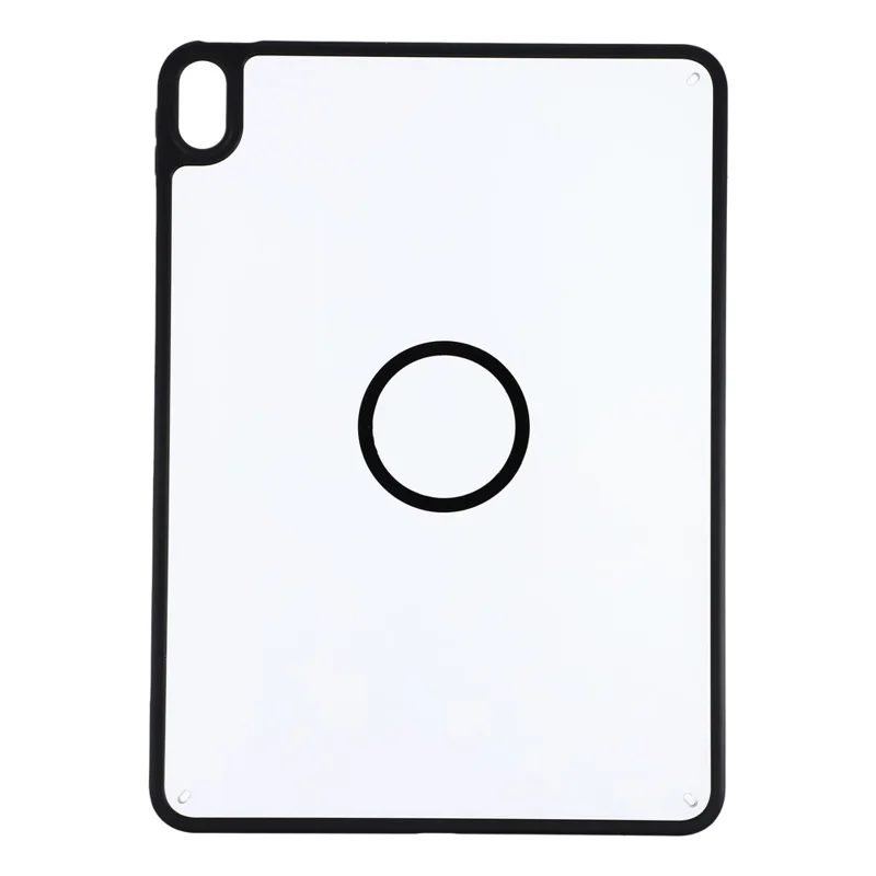 Magnetic Case for iPad Air 11 (2026)  /  (2025)  /  (2024)  /  Air (2022)  /  (2020) Solid Color Frame Matte Transparent Back Panel  TPU + PC Cover - Transparent