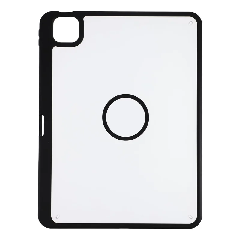 Tablet Case for iPad Pro 11 (2022) / (2021) / (2018) / (2010) Matte Magnetic Cover with Pencil Slot Shockproof TPU + PC Shell - Matte Black