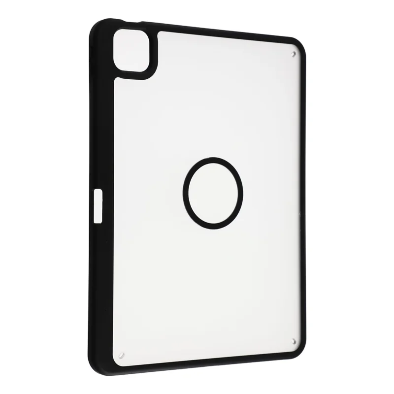 Custodia per Tablet per iPad Pro 11 (2025) / (2024) Copertura Magnetica Opaca con Alloggiamento per Pencil, Guscio Antiurto in TPU + PC - Nero Opaco