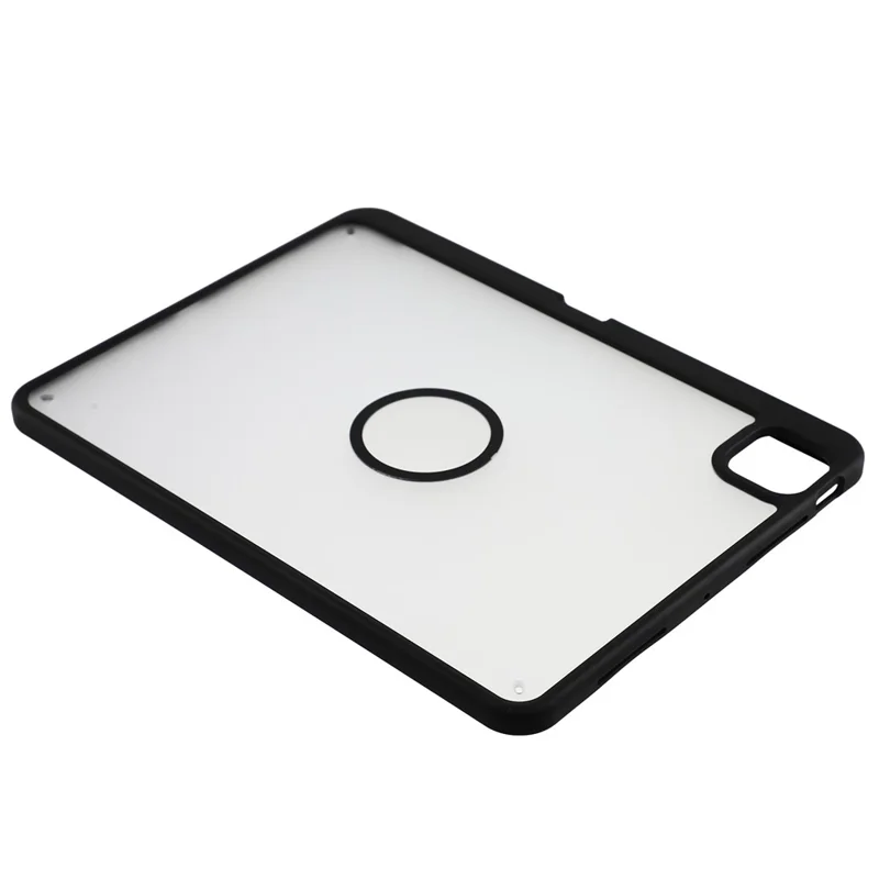 Custodia per Tablet per iPad Pro 11 (2025) / (2024) Copertura Magnetica Opaca con Alloggiamento per Pencil, Guscio Antiurto in TPU + PC - Nero Opaco
