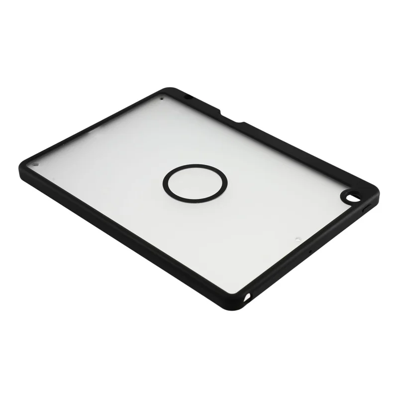 Tabletbeskyttelse til iPad 10,2 (2021) / (2020) / (2019) Matt magnetisk dæksel med blyantopbevaring, stødfast TPU + PC skal - Matt sort