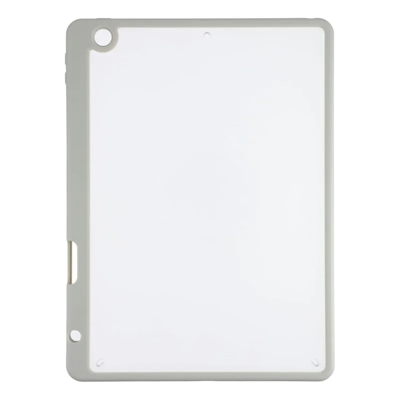 Case for iPad 10.2 (2021) / (2020) / (2019) Anti Drop Matte PC + TPU Protective Cover with Pencil Holder - Matte Grey